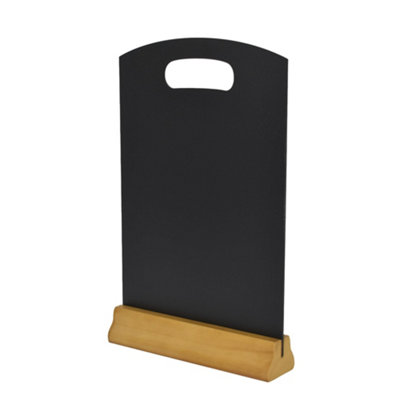 Deflecto Yearntree Deflecto A4 Double Sided Countertop Chalkboard Table Menu Board With Natural Plinth 370 X 235 X 220mm from B&Q