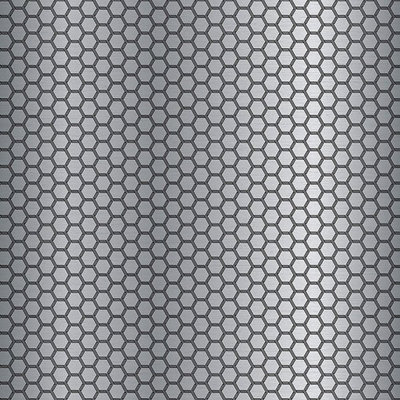 Galerie Ted Baker Fantasia Metallic Silver/grey Geometric Hexie Wallpaper Roll from B&Q