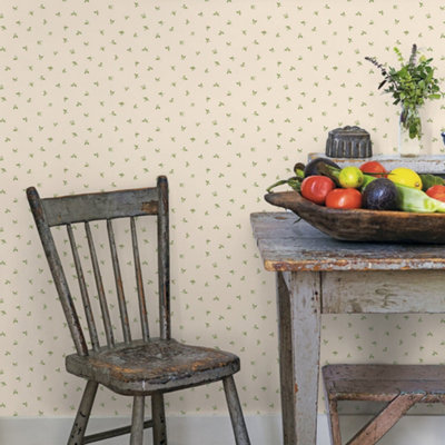 Galerie Just Kitchens Biege Leaf Toss Wallpaper Roll from B&Q