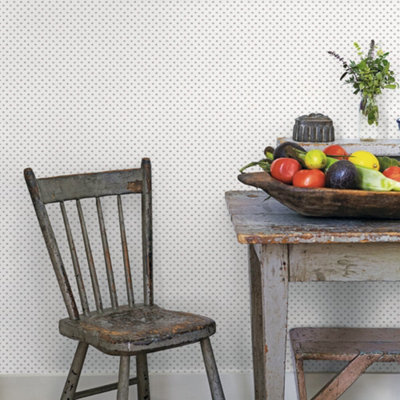 Galerie Just Kitchens Black Tri Leaf Motif Wallpaper Roll from B&Q