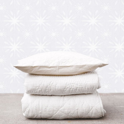 Galerie Nordic Elements Grey Geometric Starburst Effect Wallpaper Roll from B&Q