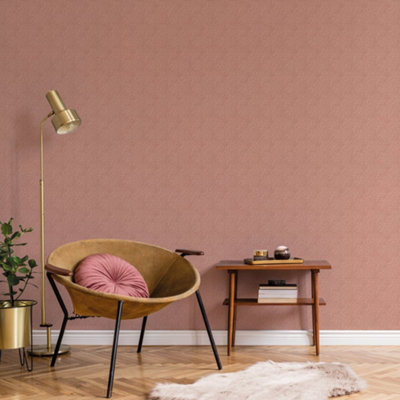 Galerie Texstyle Red Geometric Hedgehog Wallpaper Roll from B&Q