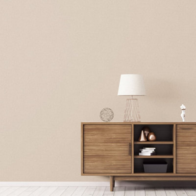 Galerie Texstyle Beige Hex Texture Wallpaper Roll from B&Q