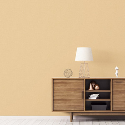 Galerie Texstyle Gold Hex Texture Wallpaper Roll from B&Q