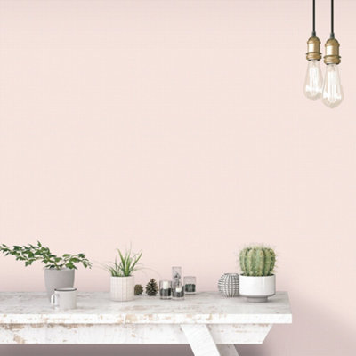 Galerie Small Prints Pink Houndstooth Wallpaper Roll from B&Q