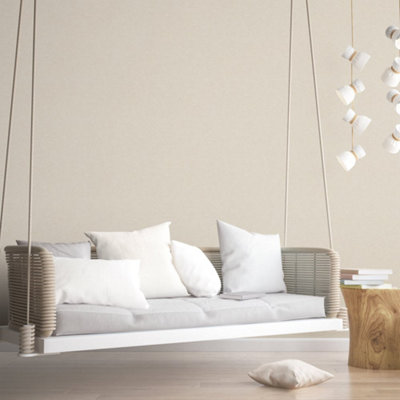 Galerie Small Prints Beige Mini Texture Wallpaper Roll from B&Q