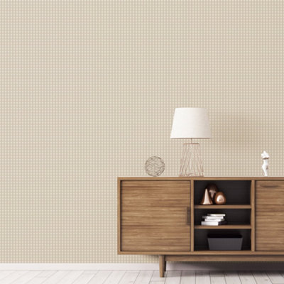 Galerie Small Prints Taupe Tulip Flip Wallpaper Roll from B&Q