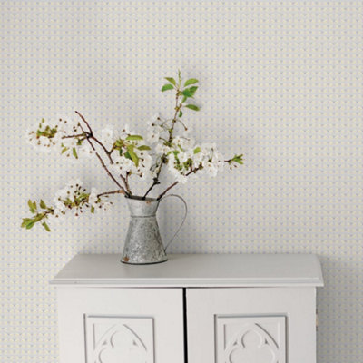 Galerie Small Prints Yellow Tulip Flip Wallpaper Roll from B&Q