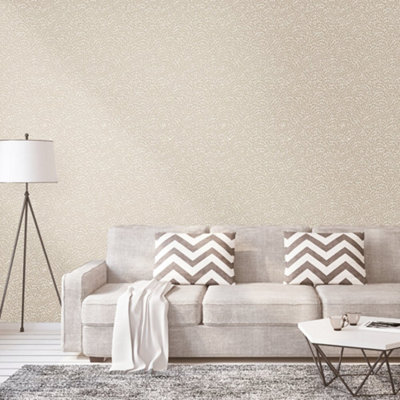 Galerie Zen Cream Geometric Dwp0363-03 Wallpaper from B&Q