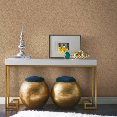 Galerie Zen Gold Geometric Dwp0363-02 Wallpaper from B&Q