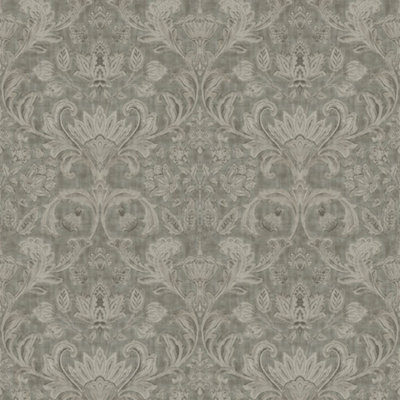 Galerie Elegance Bronze Damask Wallpaper Dwp0354-02 from B&Q