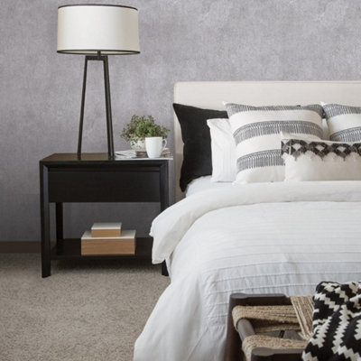 Galerie Natural Fx Silver Grey Stingray Embossed Wallpaper from B&Q