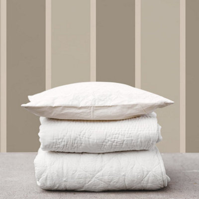 Galerie Smart Stripes 2 Beige Formal Stripe Smooth Wallpaper from B&Q