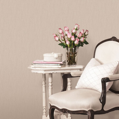 Galerie Palazzo Beige Vertical Texture Embossed Wallpaper from B&Q