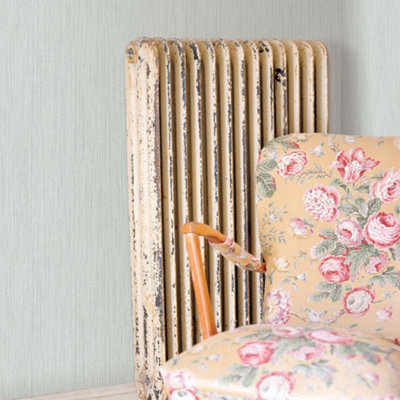 Galerie Palazzo Blue Vertical Texture Embossed Wallpaper from B&Q