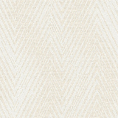Galerie Utopia Cream Herringbone Weave Wallpaper Roll from B&Q