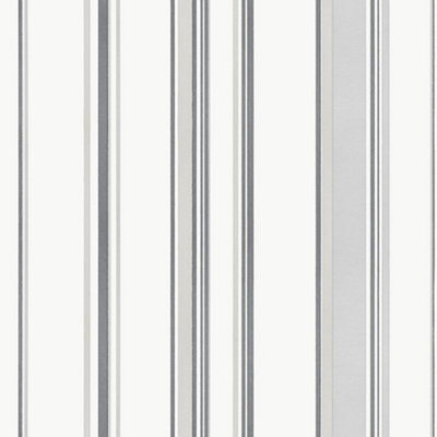 Galerie Smart Stripes 3 Navy/blue/white Casual Stripe Wallpaper Roll from B&Q
