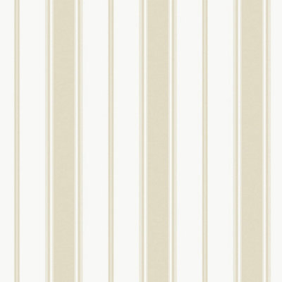 Galerie Smart Stripes 3 Beige/white Heritage Stripe Wallpaper Roll from B&Q