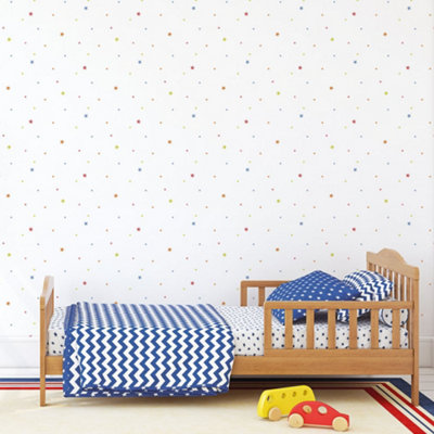 Galerie Tiny Tots 2 Primary Stars Smooth Wallpaper
