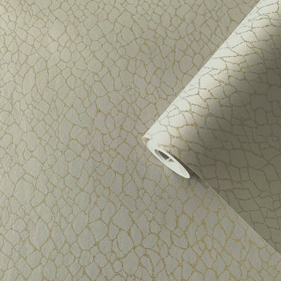 Galerie Boutique Collection Metallic Webbing Wallpaper from B&Q
