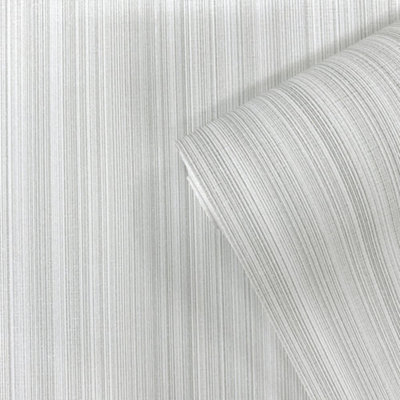 Galerie Boutique Collection Shimmery Vertical Stripe Wallpaper from B&Q