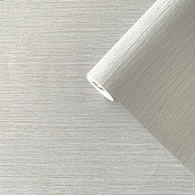 Galerie Lustre Collection Smooth Sheen Weave Wallpaper Roll from B&Q