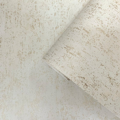 Galerie Lustre Collection Metallic Speck Wallpaper Roll from B&Q