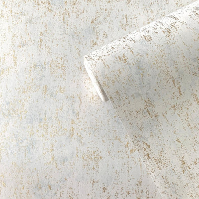 Galerie Lustre Collection Metallic Speck Wallpaper Roll from B&Q