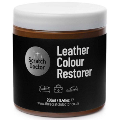 The Scratch Doctor Scratch Doctor Leather Colour RestorerRecolouring Balm For Faded And Worn Leather 250Ml Chocolate Brown from B&Q