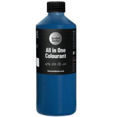 The Scratch Doctor Scratch Doctor All In One Leather ColourantLeather DyeLeather Paint 1000Ml Blue from B&Q
