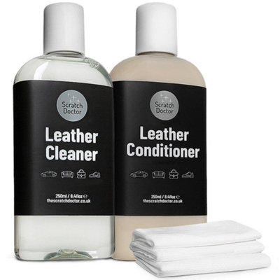 The Scratch Doctor Scratch Doctor Simply Leather Cleaner 250Ml & Leather Conditioner Kit 250Ml from B&Q