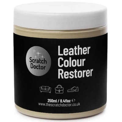 The Scratch Doctor Scratch Doctor Leather Colour RestorerRecolouring Balm For Faded And Worn Leather 250Ml Beige from B&Q