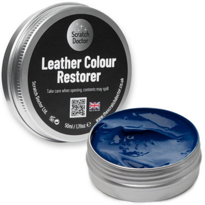The Scratch Doctor Scratch Doctor Leather Colour RestorerRecolouring Balm For Faded And Worn Leather 50Ml Dark Blue from B&Q