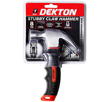 Dekton Power Dt10110 Stubby Claw Hammer 8Oz from B&Q