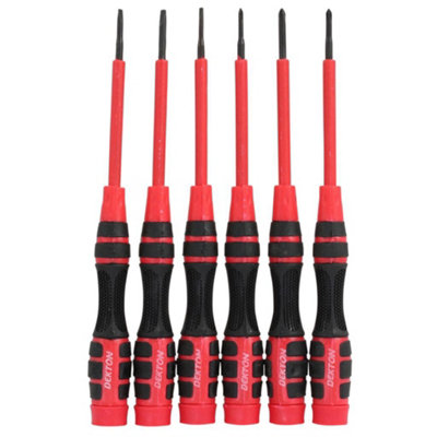 Dekton Dt65310 Precision Screwdriver Set 6Pc from B&Q