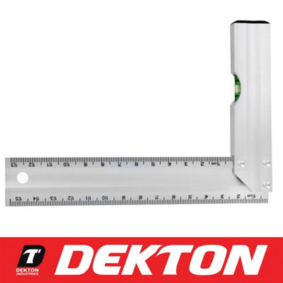 Dekton 6'' Aluminium Square Speed Square Measuring Tool Roofing Triangle Joinery from B&Q