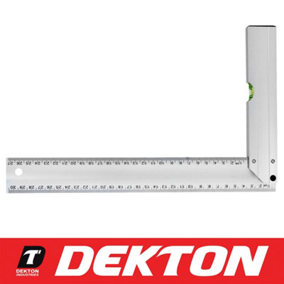 Dekton 12'' Aluminium Square Speed Square Measuring Tool Roofing Triangle Joiner from B&Q