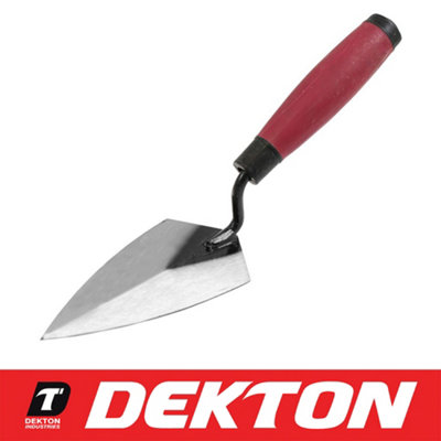 Dekton Soft Grip Pointing Trowel Brick Laying Builder Plastering Cement 6" from B&Q
