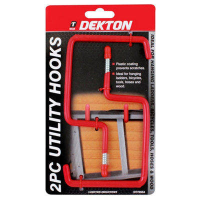 Dekton Dt70554 2Pc 8mm Utility Hooks from B&Q