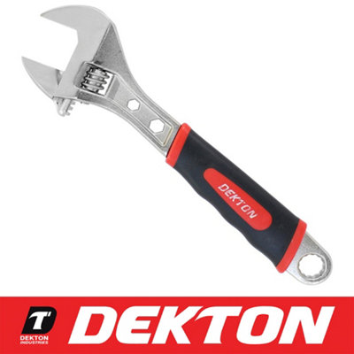 Dekton Sure Grip Adjustable Spanner Monkey Wrench 12" 300 mm Size Heat Treated from B&Q