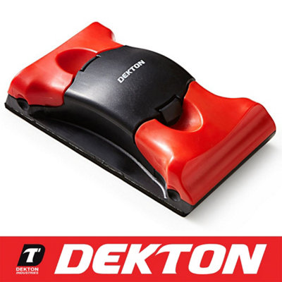 Dekton Decorating 6.5" Hand Sanding Block Wet Dry Sand Paper Carpenter Diy from B&Q