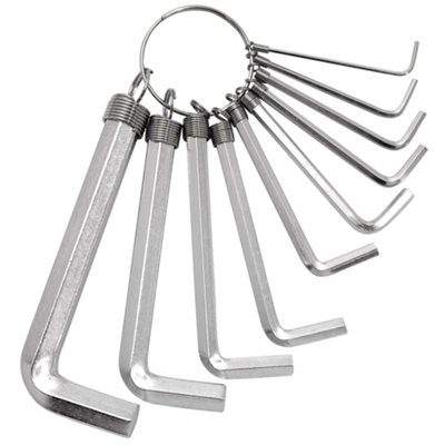 Dekton 10Pc Hex Key Set 1.5Mm - 10Mm