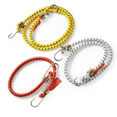 Dekton 3Pc Assorted Bungee Cord Set.. from B&Q