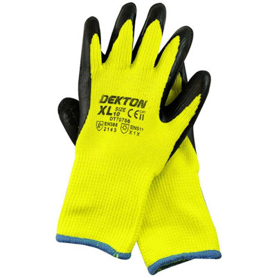 Dekton Dt70756 Size 10/xl Insulated Winter Working Gloves from B&Q