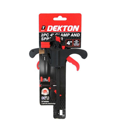Dekton Dt40500 Clamp And Spreader 2Pc 4 Inch from B&Q
