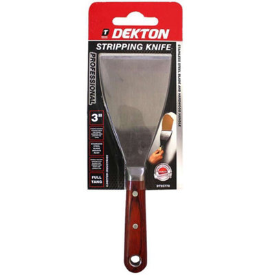 Dekton Stiff Scraper 3''Dt95778 Ideal For Filling Cracks from B&Q