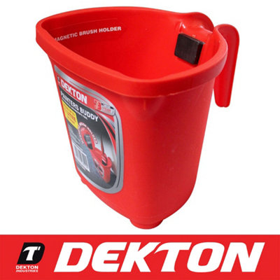 Dekton Painters Buddy Decorate Paint Caddy Bucket Magnetic Brush Holder 1L from B&Q