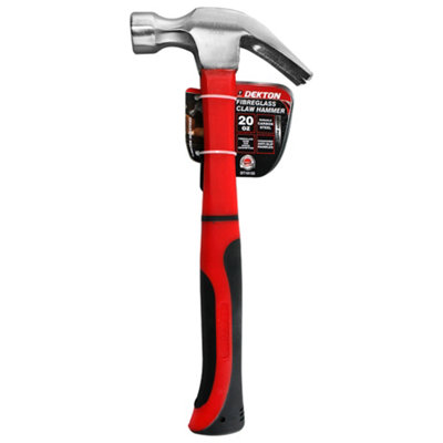 Dekton 20Oz Fibreglass Claw Hammer from B&Q