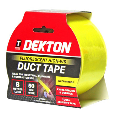 Dekton Dt90863 Silver Cloth Duct Tape 50mm X 10M from B&Q