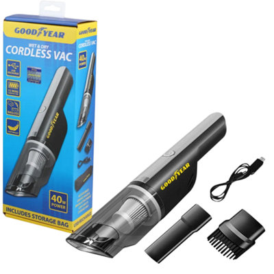 Goodyear Cordless Car Vacuum Cleaner Rechargeable Size 5